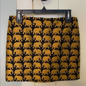 JCrew elephant skirt